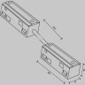 Коннектор питания MAYTONI EXILITY TRA034CPC-42W-15-1 угловой гибкий 15см белый
