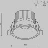 Встраиваемый светильник MAYTONI ROUND DL058-7W3K-BS